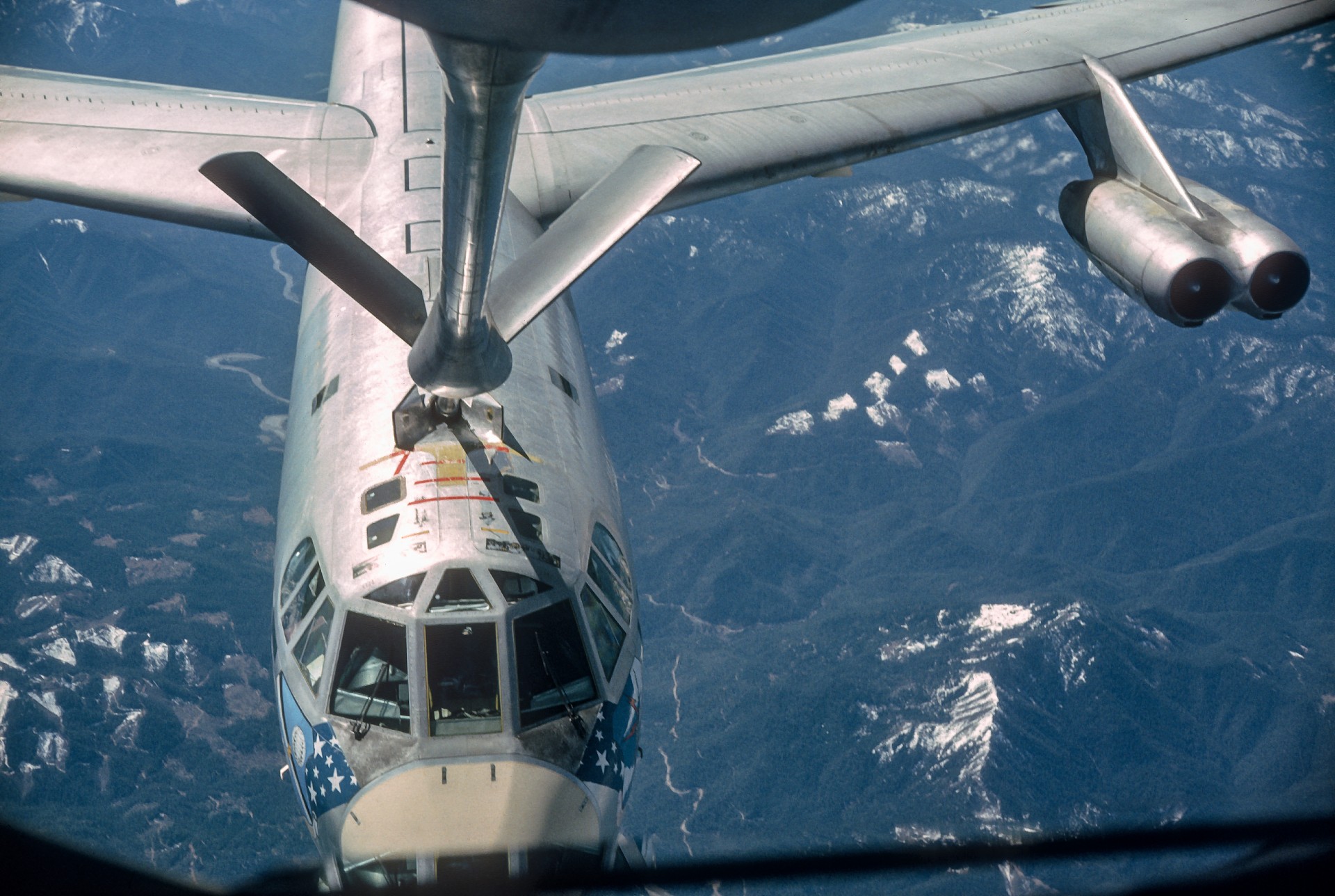 Ravitaillement B-52 depuis un C-135F