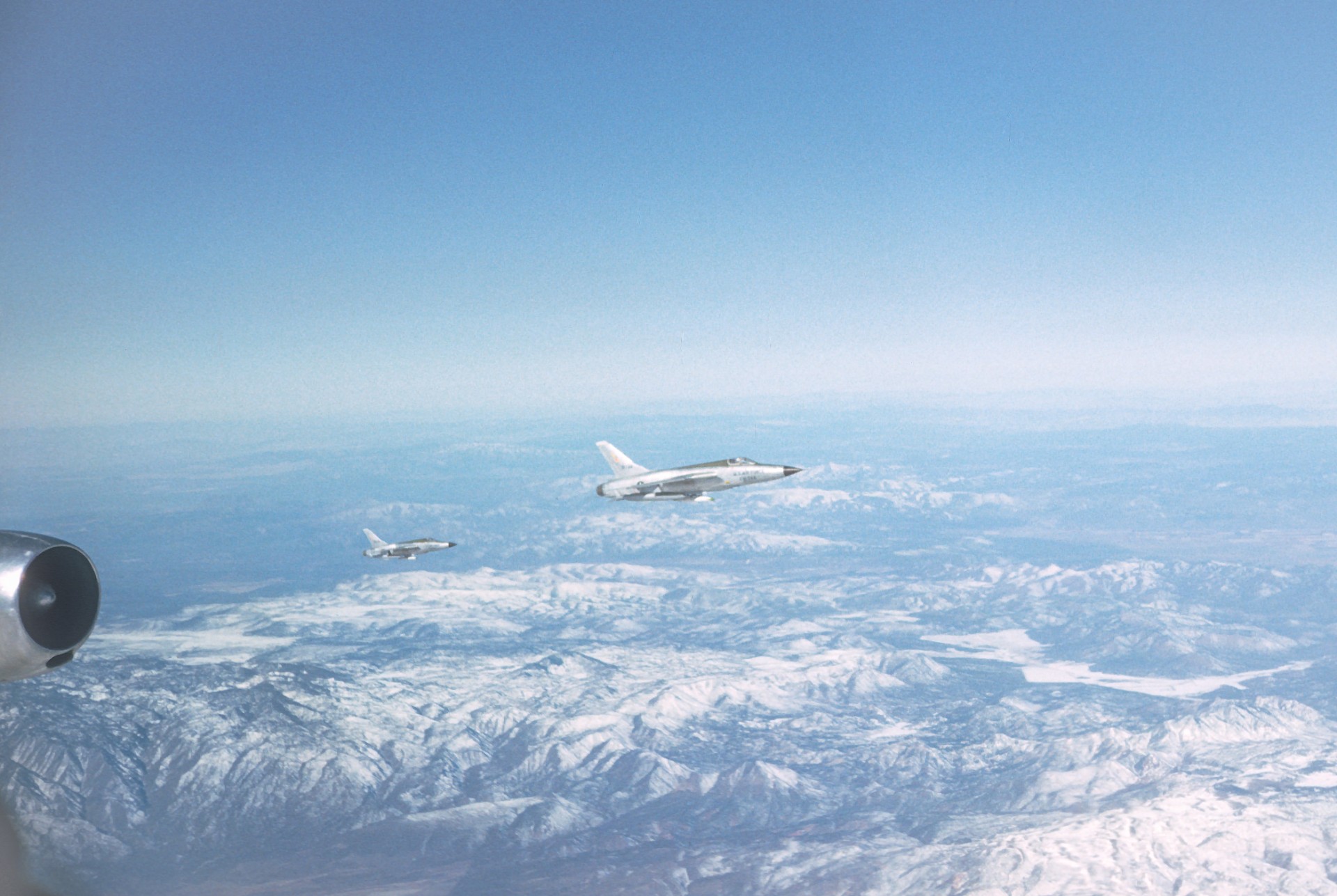 Ravitaillement F-105 depuis un C-135F